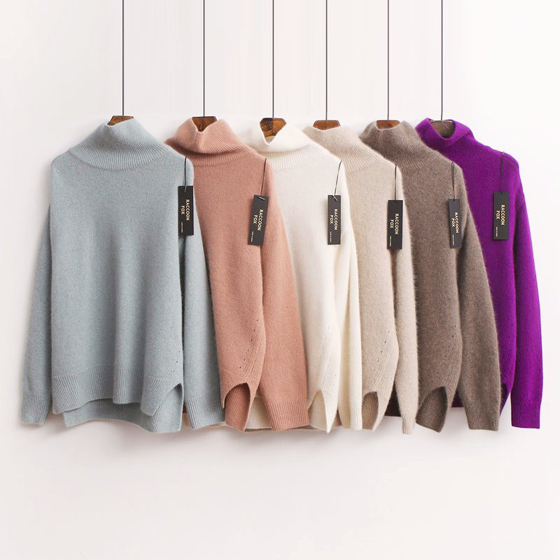 ラクーンフォック タートルネックニット 秋冬 新作/T132H003