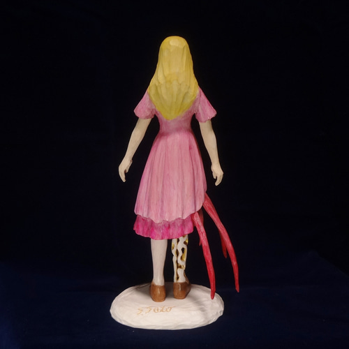 木彫刻 アート 『 人形 』 オブジェ オリジナル ハンドメイド 裸婦