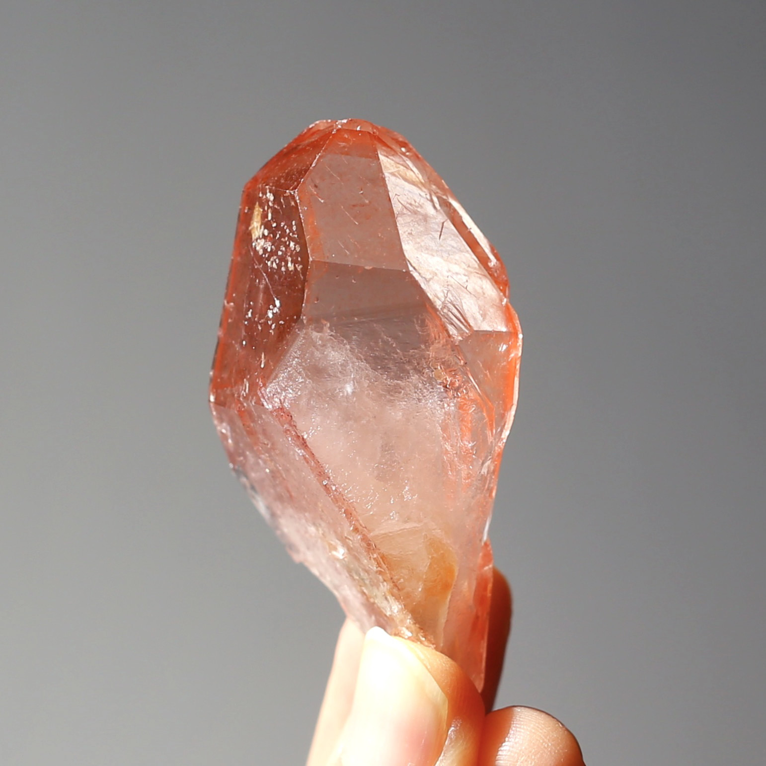 ソウルメイトツイン ディープピンクレムリアンシード 天然石 水晶 鉱物 一点物 クォーツ ツインレイ