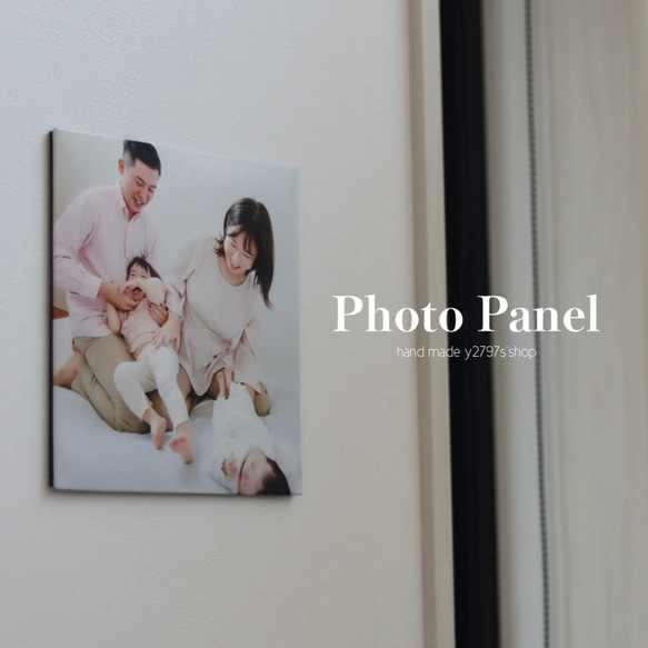 壁掛け&卓上｜壁と一体化⸝⋆フォトパネル｜赤ちゃん・家族・七五三・ウェディング｜文字入れOK｜ギフト｜写真｜10サイズ 1枚目の画像