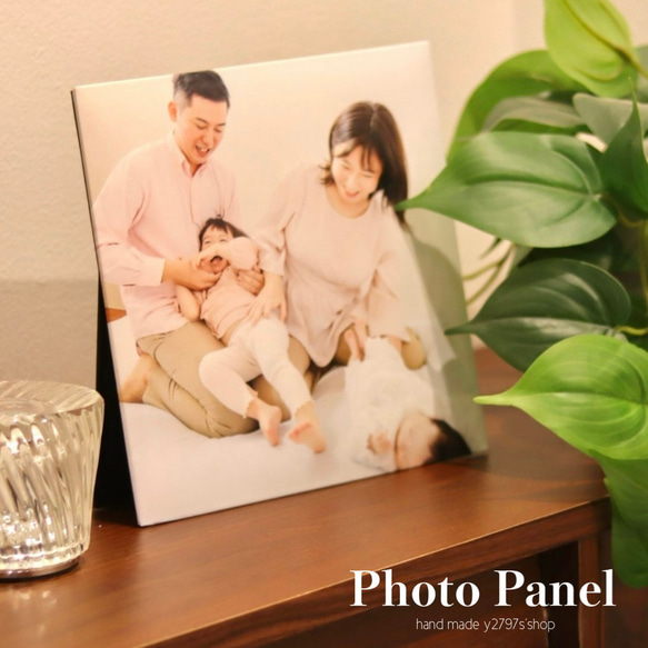 壁掛け&卓上｜壁と一体化⸝⋆フォトパネル｜赤ちゃん・家族・七五三・ウェディング｜文字入れOK｜ギフト｜写真｜10サイズ 2枚目の画像