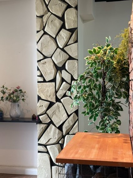 DIY壁面キット（リユーストーン）インテリア/石/タイル/壁/簡単