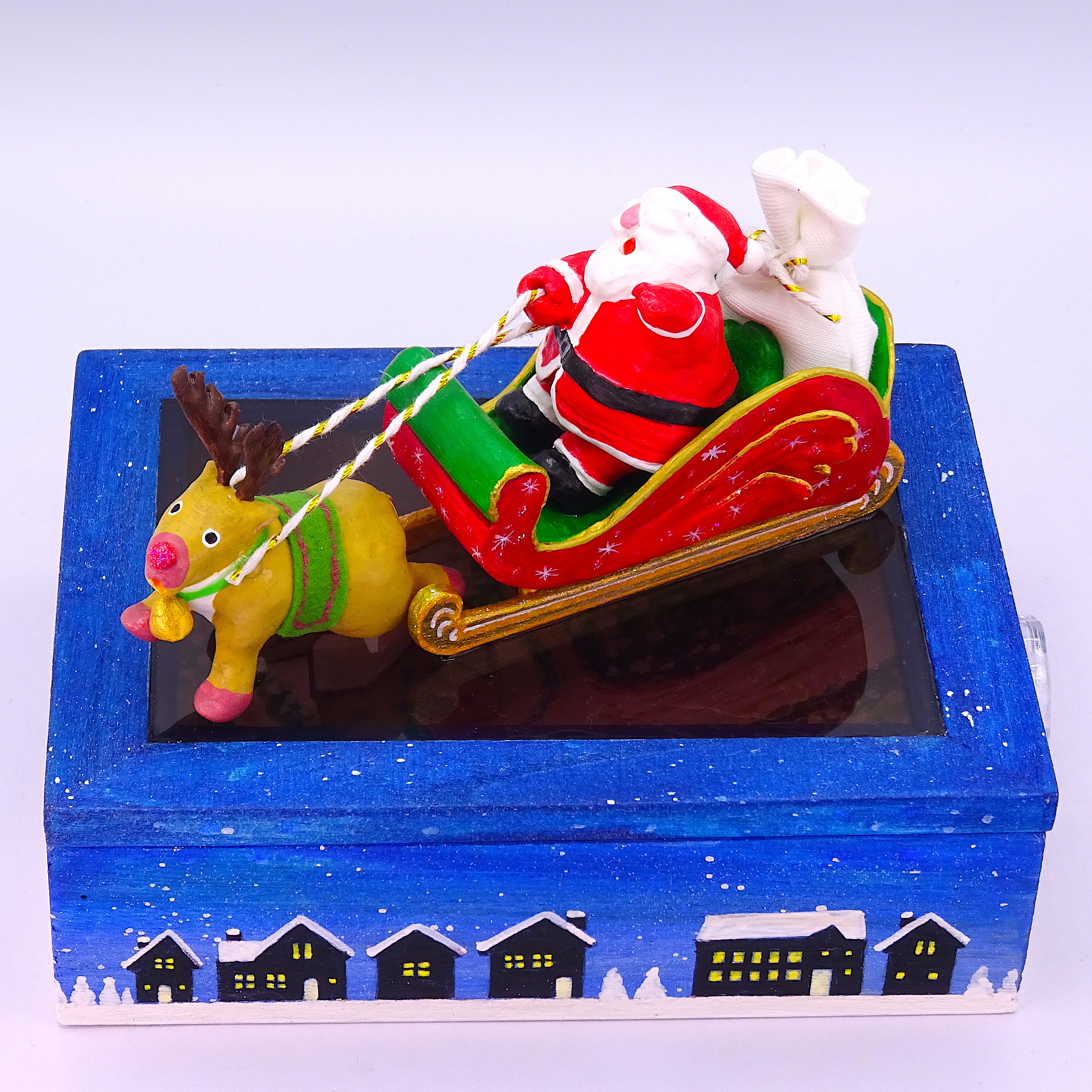 2025年クリスマス　夜空とそり①