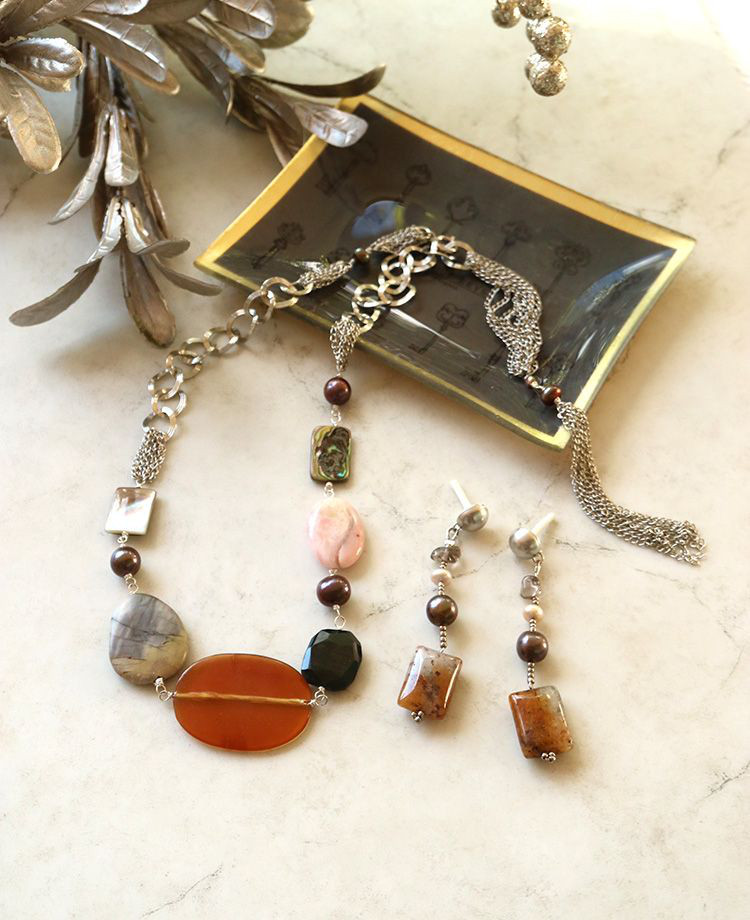 Xm-3 Moon Lightネックレス＆ピアス/イヤリングキット