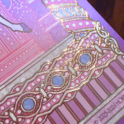 【箔押し】『Elegant Carousel』ポストカード【メリーゴーランド】【年賀状】 3枚目の画像