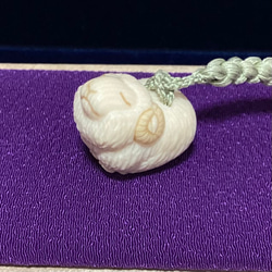 ☆本象牙根付 象牙＆堆朱瓢箪 正絹紐☆ その他雑貨 石橋象牙店 通販