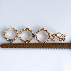 【選べる誕生石】天然石 リング サージカルステンレス 誕生日 プレゼント クリスマス ギフト フリーサイズ 指輪 12枚目の画像