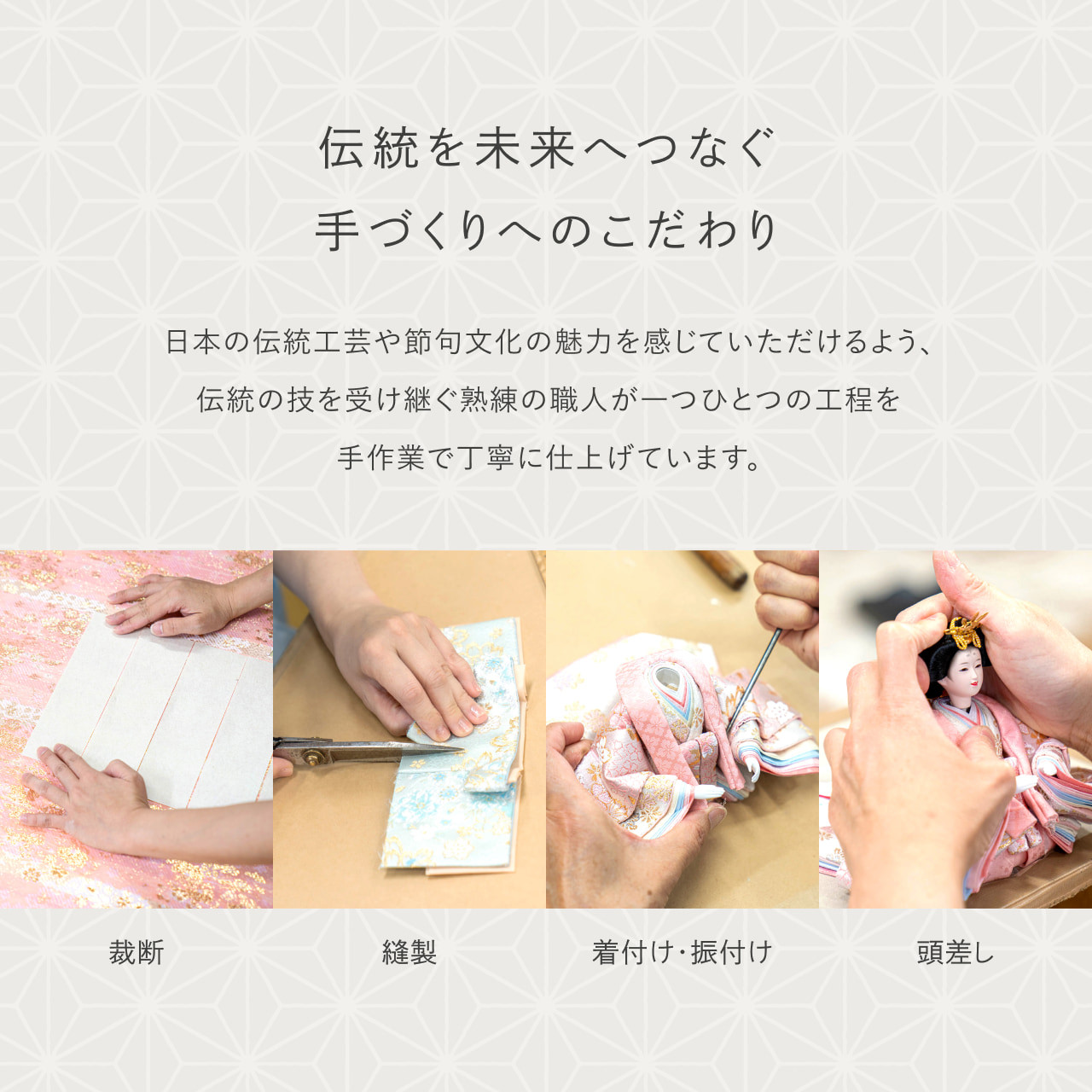 ことのひな人形｜ほのか｜円ケース｜LED円麻の葉銀B（3f-0115）｜コンパクトな雛人形｜ひな祭り｜雛人形