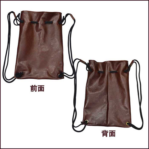 牛革 リュック ナップサック 本革 レザー 巾着型 CHOKO 25110401