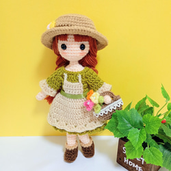 ✿リボン大好き女の子 着せ替えあみぐるみ あみぐるみ Karin✿ 通販