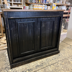 キャスター付き　アンティーク調　レジカウンター　受付カウンター 5枚目の画像