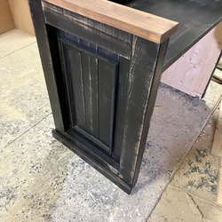 キャスター付き　アンティーク調　レジカウンター　受付カウンター 10枚目の画像