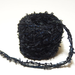 ブラック＊黒ラメ＊3rd＊引き揃え糸＊30g巻 毛糸 k-knot 通販 14906886
