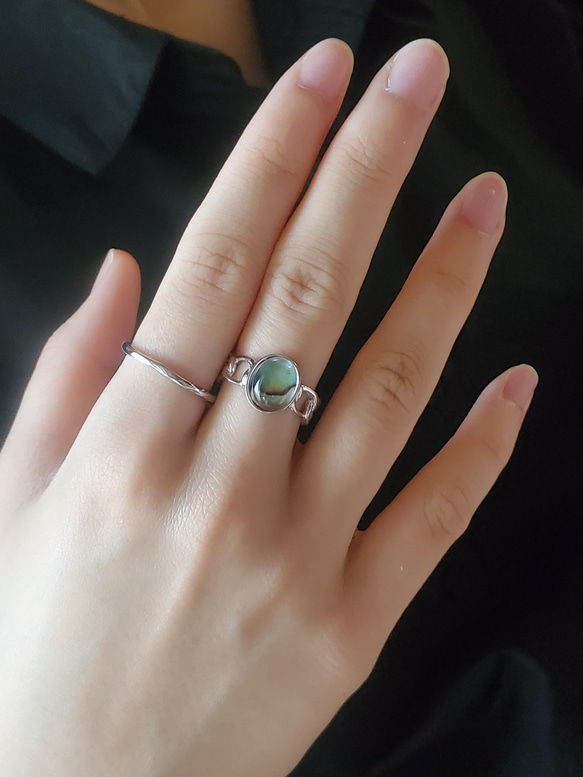 アバロンシェル チェーンリング  “人とかぶらない”私の定番RS-234 3枚目の画像