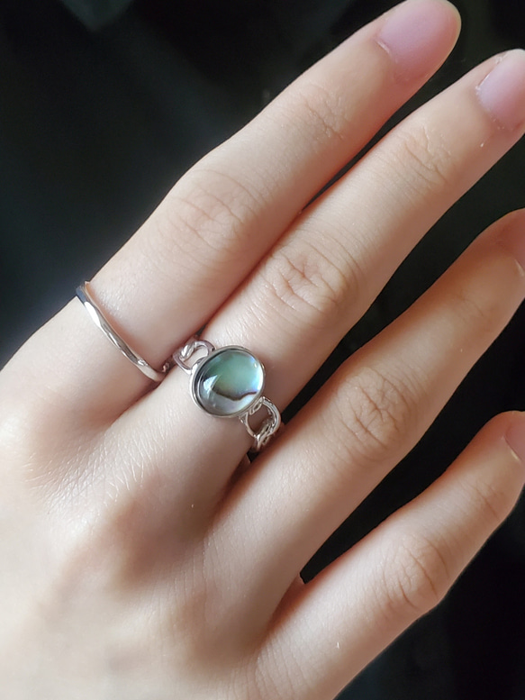 アバロンシェル チェーンリング  “人とかぶらない”私の定番RS-234 2枚目の画像