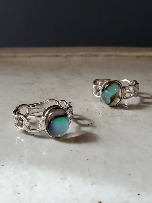 アバロンシェル チェーンリング  “人とかぶらない”私の定番RS-234 10枚目の画像