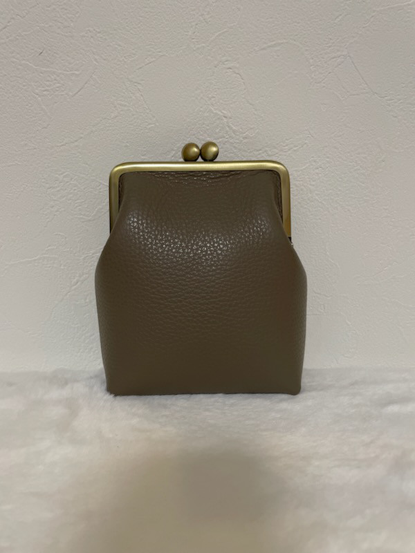 少し縦長なポーチ(トープ)♯ギフト