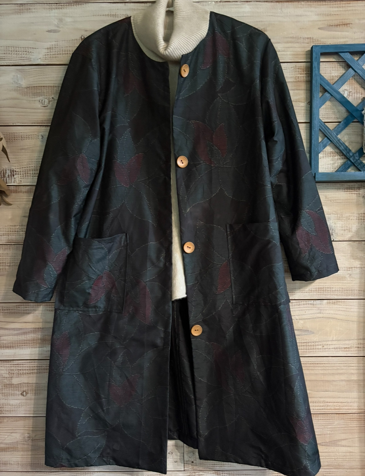 着物リメイク羽織りコート