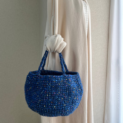 受注制作＊麻ひもバッグ＊マルシェバッグ＊カゴバック＊麻紐バッグ