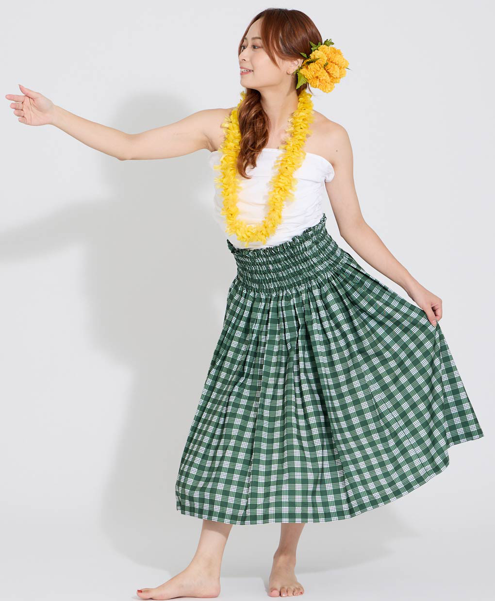 パウスカート　フラダンス　太って見えないパウスカート　受注生産および即納 p00935