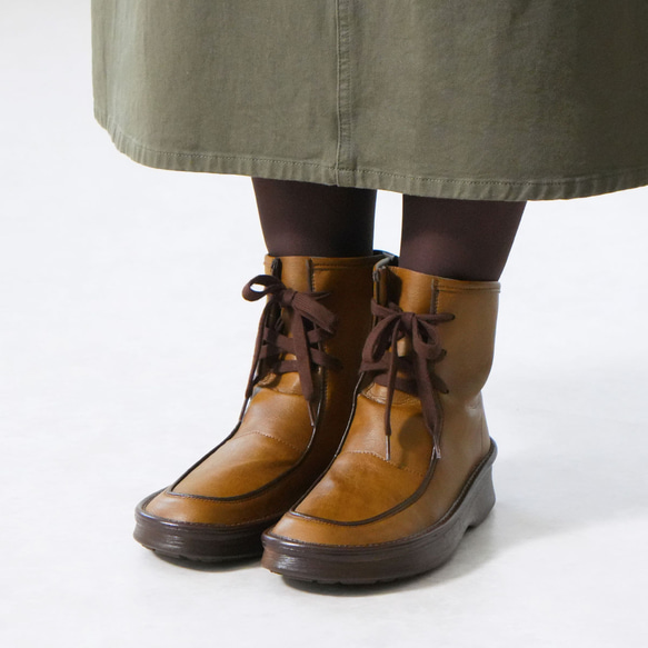 手仕事のぬくもり♪上品レトロブーツ (WANAB) 靴 日本製 【納期5日以内発送】 11枚目の画像
