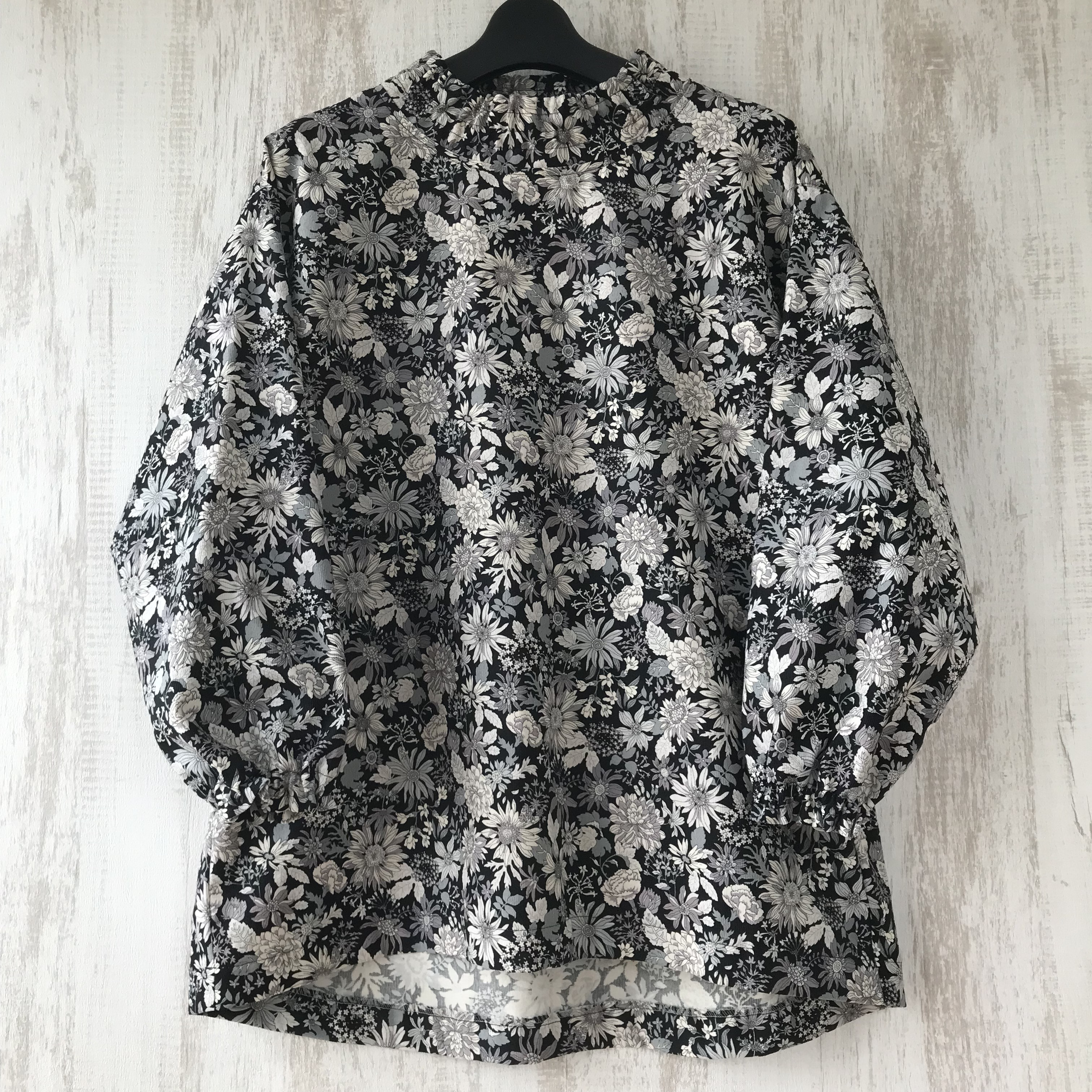 細コール天　ゆったり　ブラウス