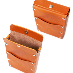 “シガレットポーチ” 14色 電子 タバコケース イルマワン リルハイブリッド 3.0 glo ploom 本革 名入 4枚目の画像