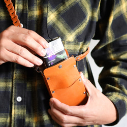 “シガレットポーチ” 14色 電子 タバコケース イルマワン リルハイブリッド 3.0 glo ploom 本革 名入 1枚目の画像