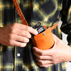 “シガレットポーチ” 14色 電子 タバコケース イルマワン リルハイブリッド 3.0 glo ploom 本革 名入 5枚目の画像