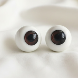 ドールアイ 18mm OH47 グラスアイ 青色 ブルー系 ガラス ハンドメイド