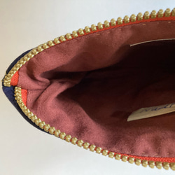 アフガニスタン女性が作った刺繍ポーチ ＜手作り＆フェアトレード＞ by Nadia〈国内配送無料〉 9枚目の画像