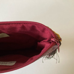 アフガニスタン女性が作った刺繍ポーチ ＜手作り＆フェアトレード＞ by Anisa〈国内配送無料〉 9枚目の画像