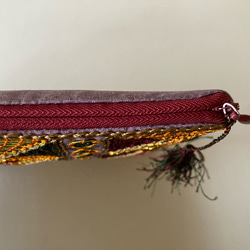 アフガニスタン女性が作った刺繍ポーチ ＜手作り＆フェアトレード＞ by Anisa〈国内配送無料〉 11枚目の画像