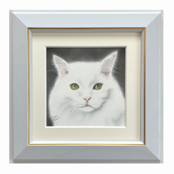 見上げる猫11（パステル画 原画） 絵画 にゃんずら 通販 9824358