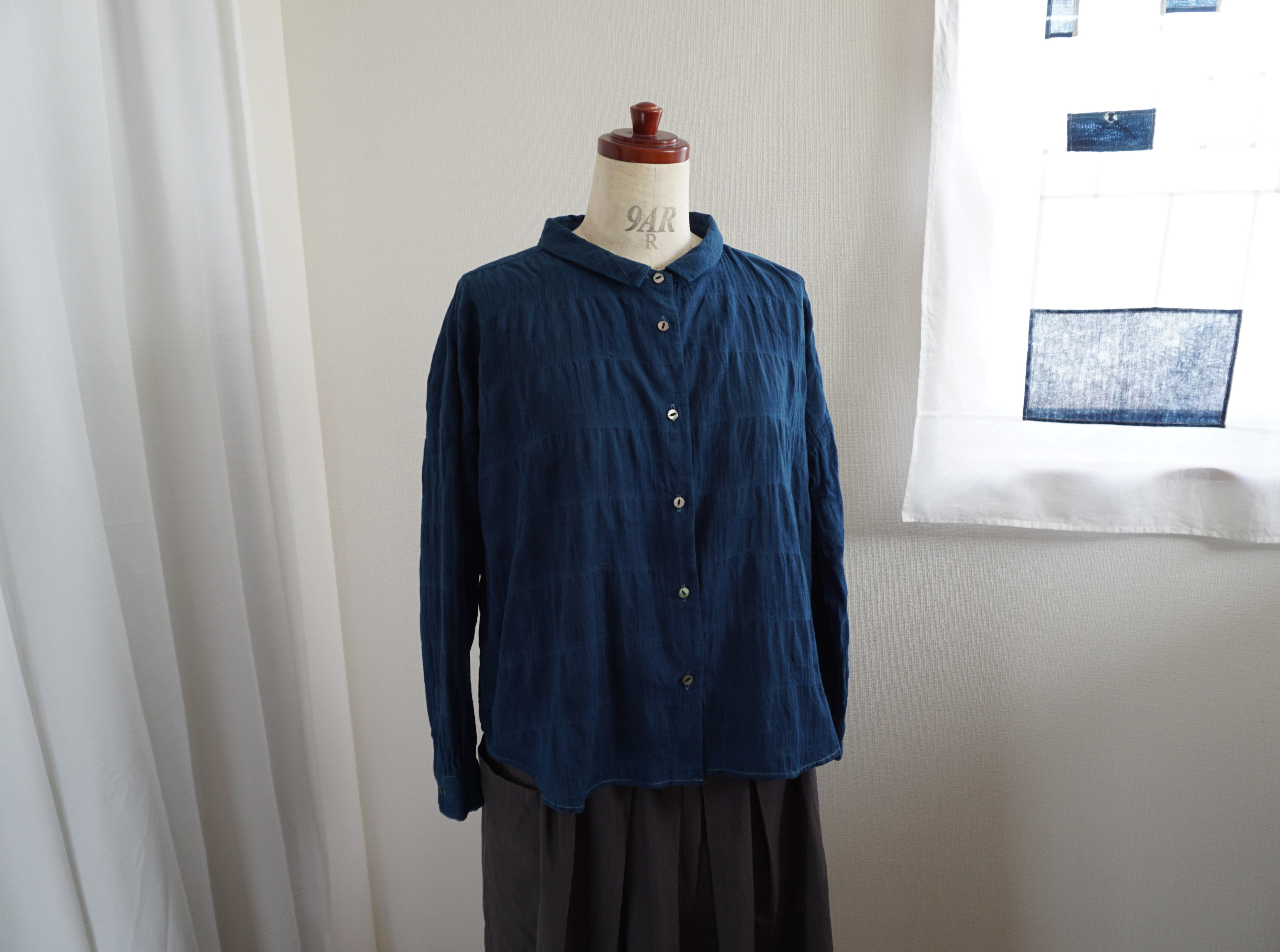 HUIS　ジャガードブラウス