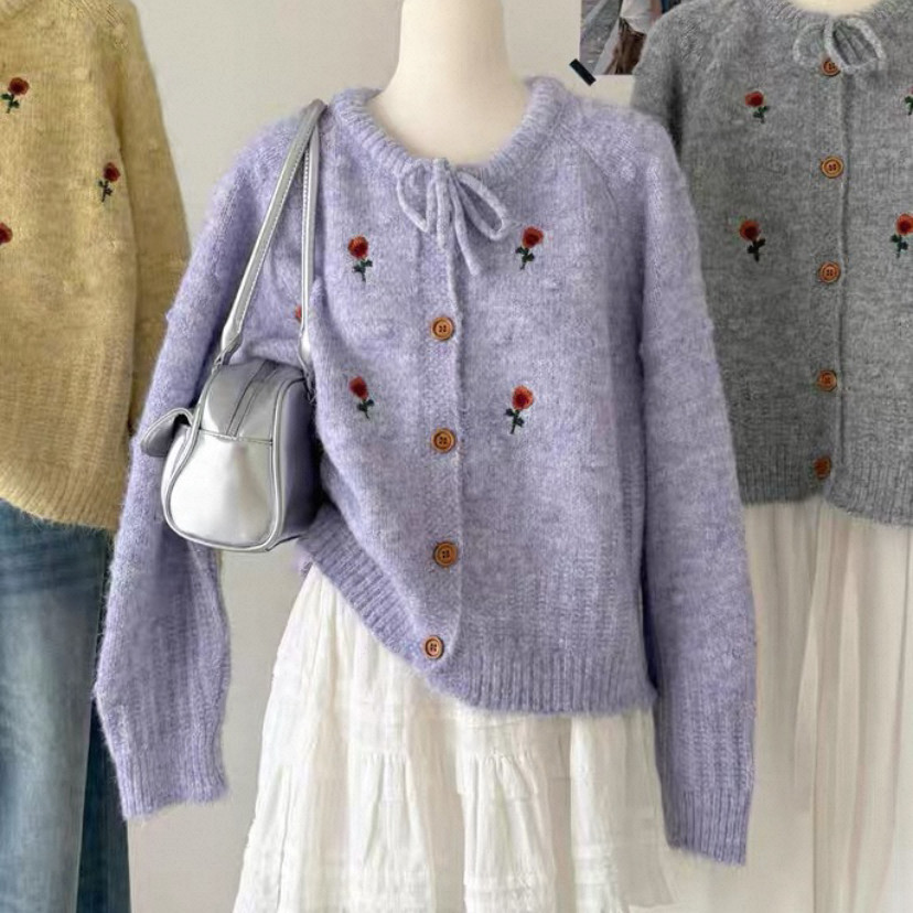 *カーディガン ー*ニット*レディースファッション*春秋
