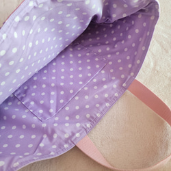 【三件套裝】拼布包 ● 課程包 ● 鞋盒 ● 體操服包 紫色 【尺寸可調】 第5張的照片