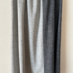 異素材ミックスのスカート　ライトグレー 4枚目の画像