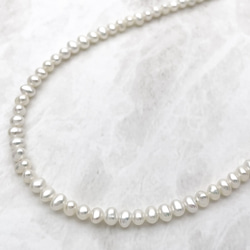 高品質 本真珠パールネックレス 極小粒 3mm 4mm 入園卒園入学卒業結婚 ビジネス 35cm 38cm tp0032 1枚目の画像