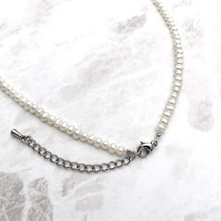 高品質 本真珠パールネックレス 極小粒 3mm 4mm 入園卒園入学卒業結婚 ビジネス 35cm 38cm tp0032 8枚目の画像