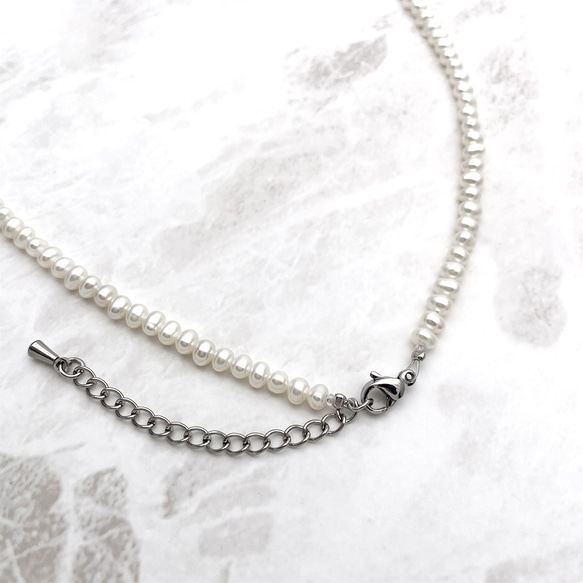 高品質 本真珠パールネックレス 極小粒 3mm 4mm 入園卒園入学卒業結婚 ビジネス 35cm 38cm tp0032 8枚目の画像