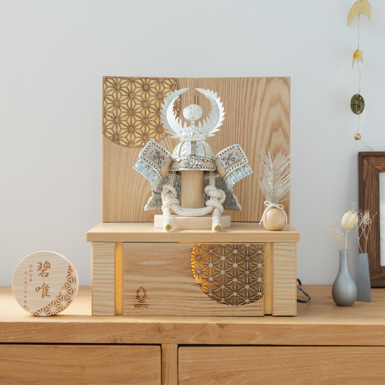 ことのオリジナル兜（5TO-0390）（徳川家康）｜コンパクトな五月人形｜節句兜｜コンパクト｜おしゃれ｜インテリア