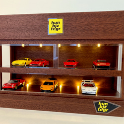 イニシャルD.1/43仕様/86のライト＆フォグ点灯・ディスプレーBOX / LED