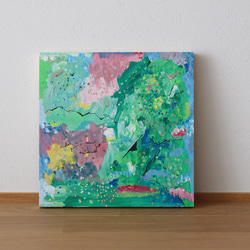 風の庭【原画】現代アート アクリル画 絵画 壁掛け 抽象画 絵画