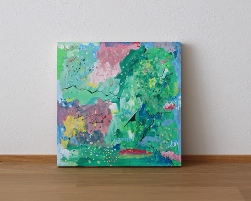 アクリル 絵画 原画 美術 壁掛け アート インテリア M4 #12 アクリル