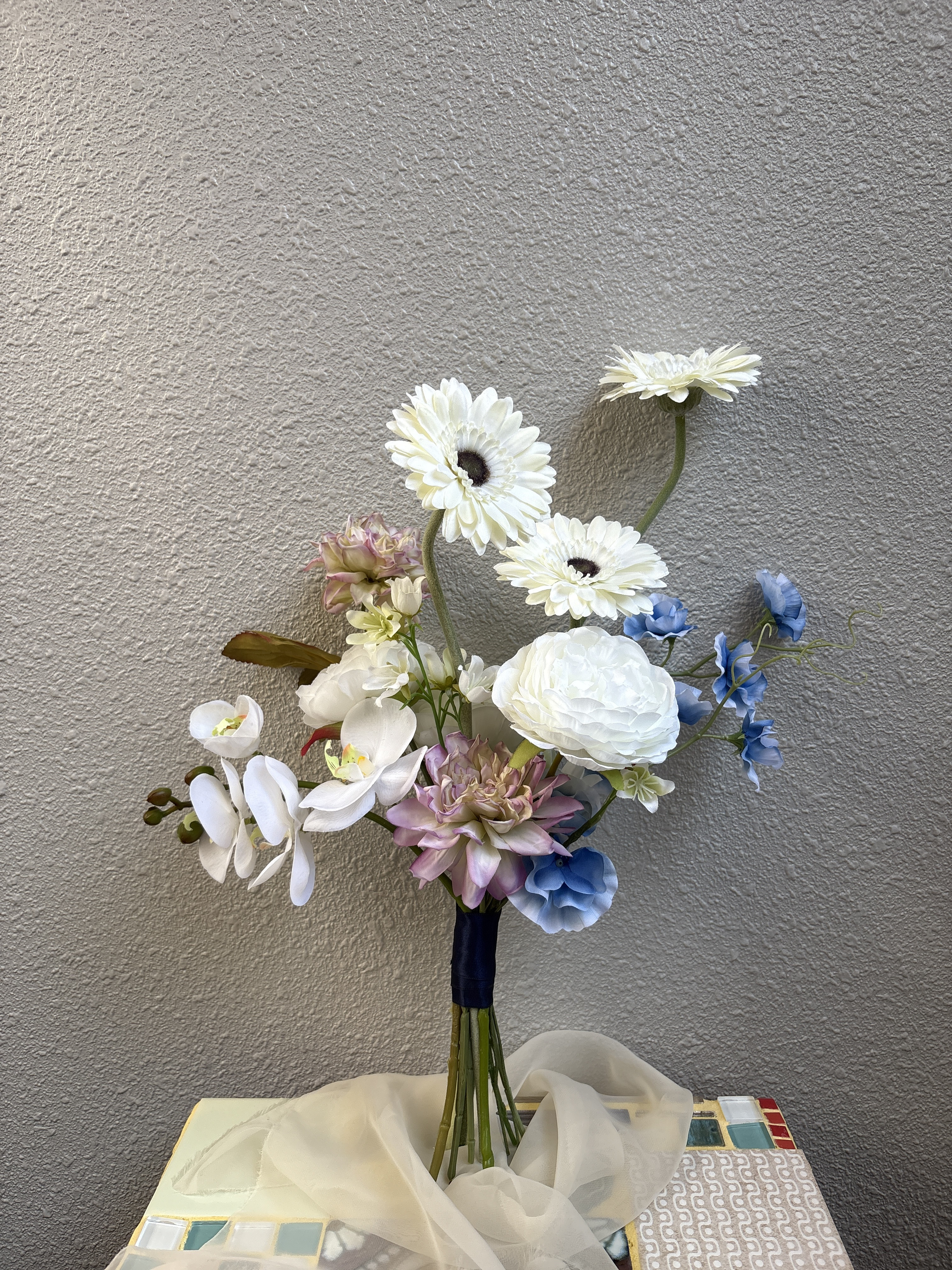 シンプルブーケ/アーティフィシャルフラワー/ウェディング・前撮り/完成品