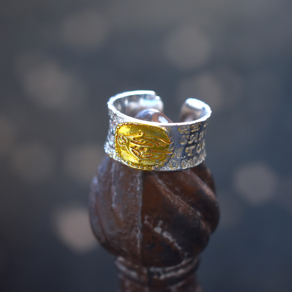 冬の新作【数量限定・フリーサイズ】マリアメダイ　祈りのリング　SV925(指輪・シルバー） 7枚目の画像