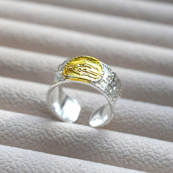 冬の新作【数量限定・フリーサイズ】マリアメダイ　祈りのリング　SV925(指輪・シルバー） 5枚目の画像