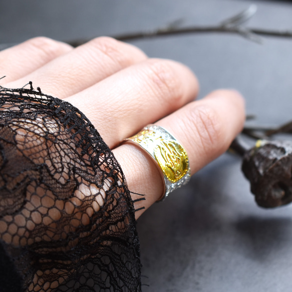 冬の新作【数量限定・フリーサイズ】マリアメダイ　祈りのリング　SV925(指輪・シルバー） 9枚目の画像