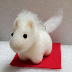 羊毛フェルト 馬 ころりんマスコット オーダーページ 羊毛フェルト